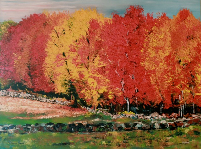 image de la peinture Fall in Vermont